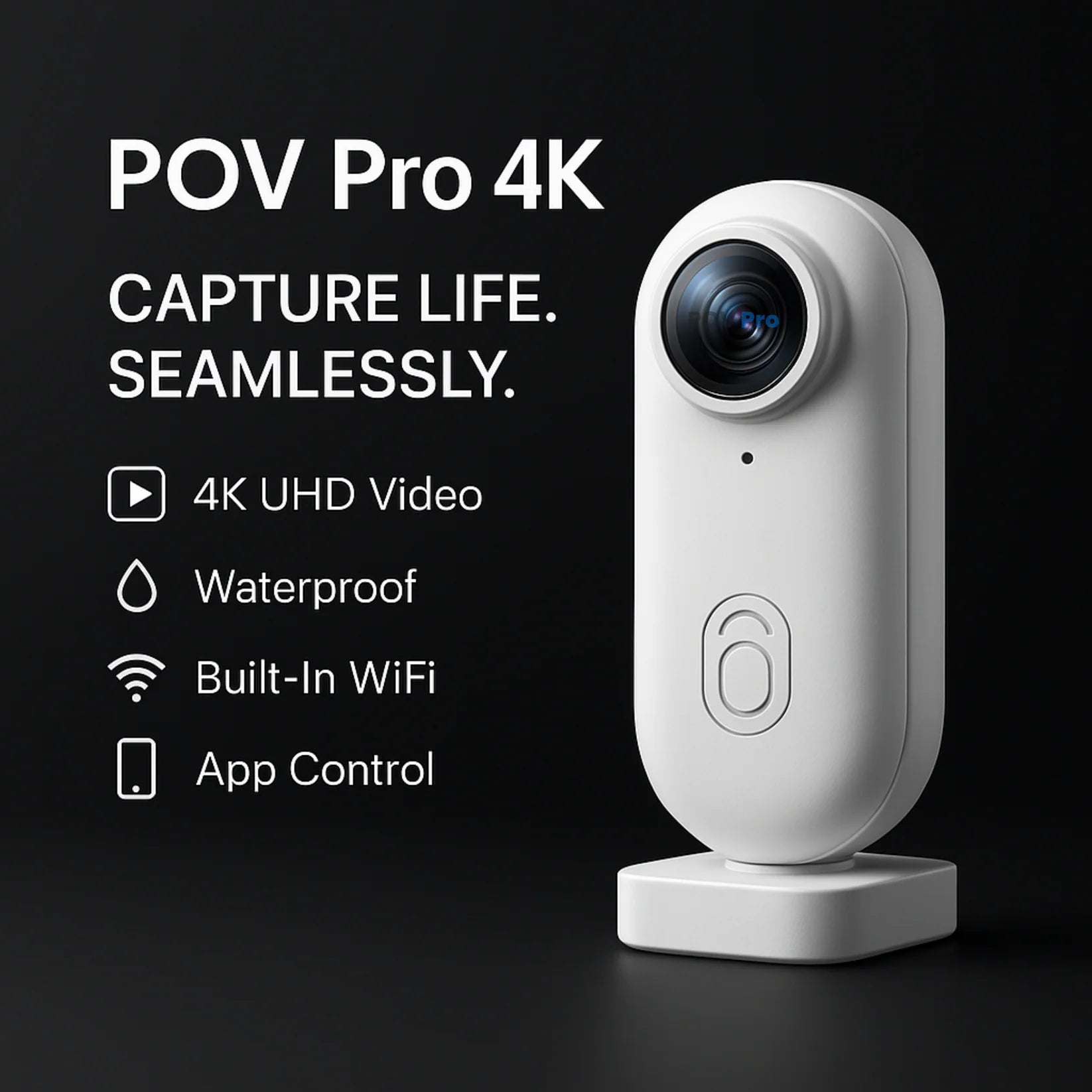 MyPOVPro™ – 4K Hands-Free POV Camera